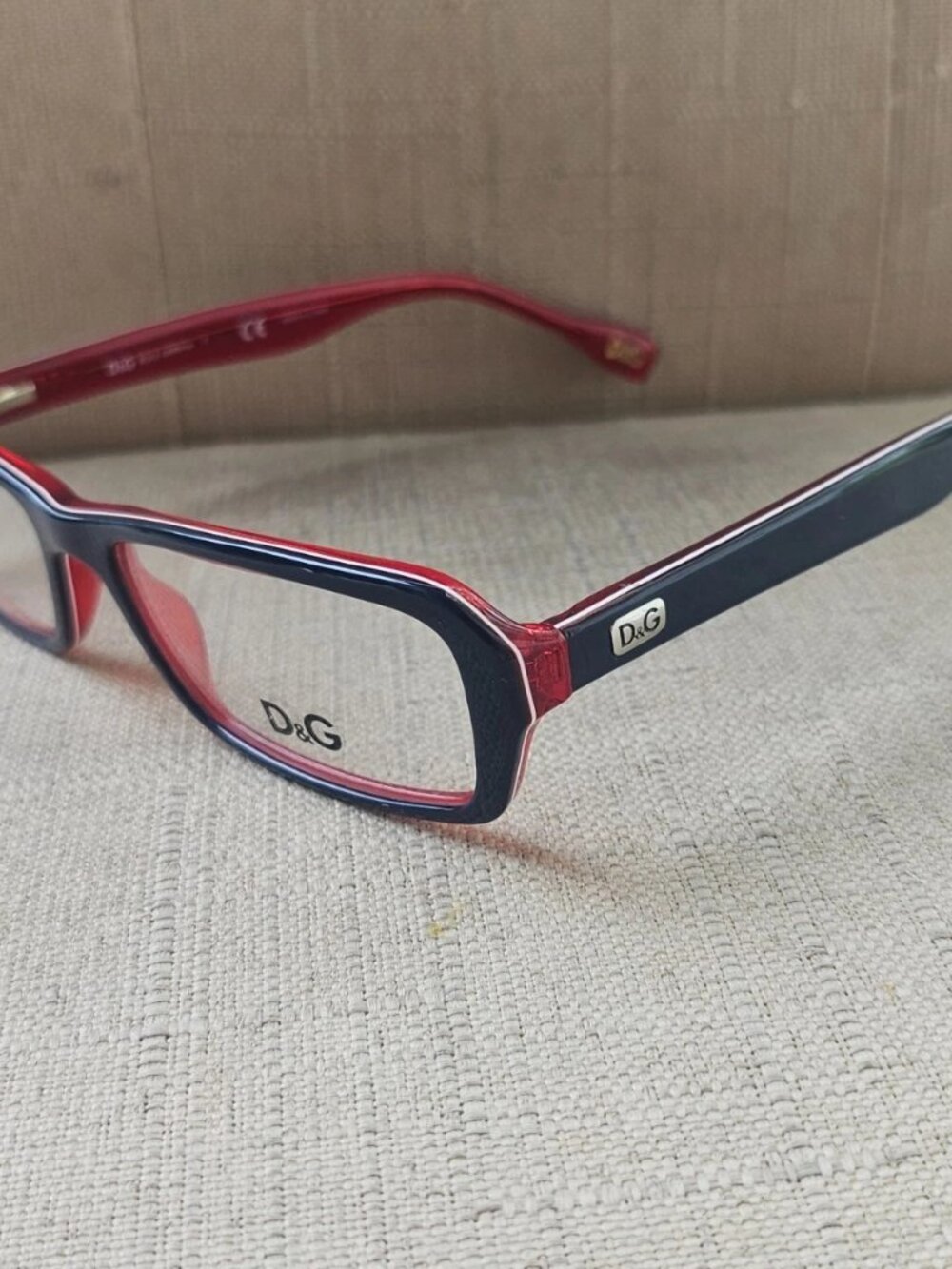 Dolce & Gabbana Women Glasses Frame D&G 1225 Dark Blue/Red Tone Eyewear New - Picture 4 of 12